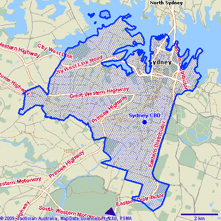 Sydney CBD Map